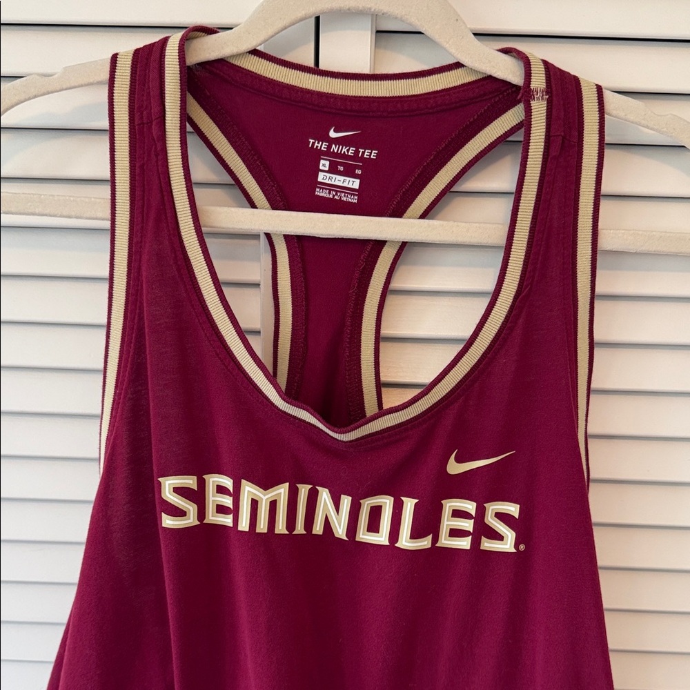 Nike Seminoles Athletic Racerback Tank Size XL - Picture 3 of 6
